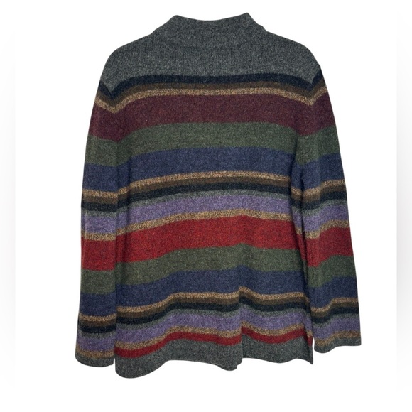 Ralph Lauren Lambswool Colorful Striped Sweater Size Large - Picture 3 of 10